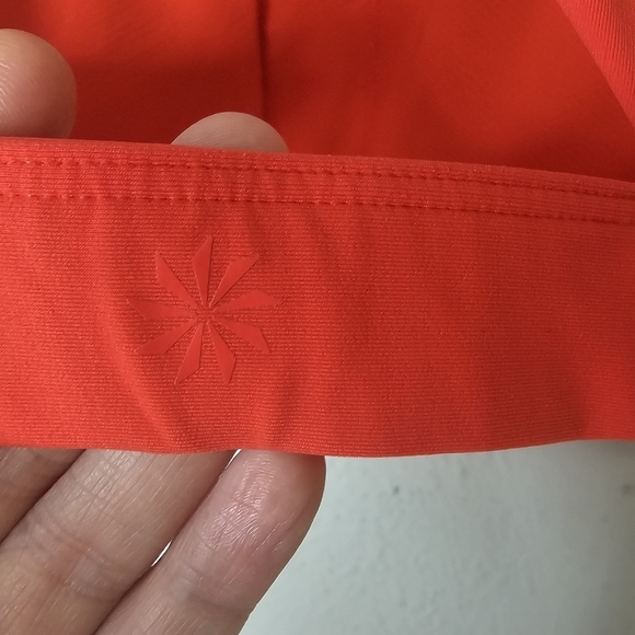 Athleta Ultimate Racerback Sports Bra Red Orange Size XS - Picture 5 of 7